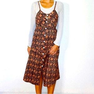 Organic cotton paisley dress